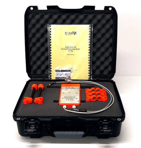 Sistema GPR: Radar Systems Zond Aero LF (baja frecuencia)