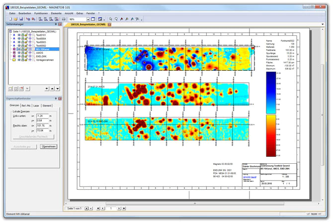 Software de procesamiento de datos SENSYS MAGNETO®