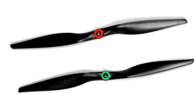 Hélices de gran altitud (par) - Geospectral